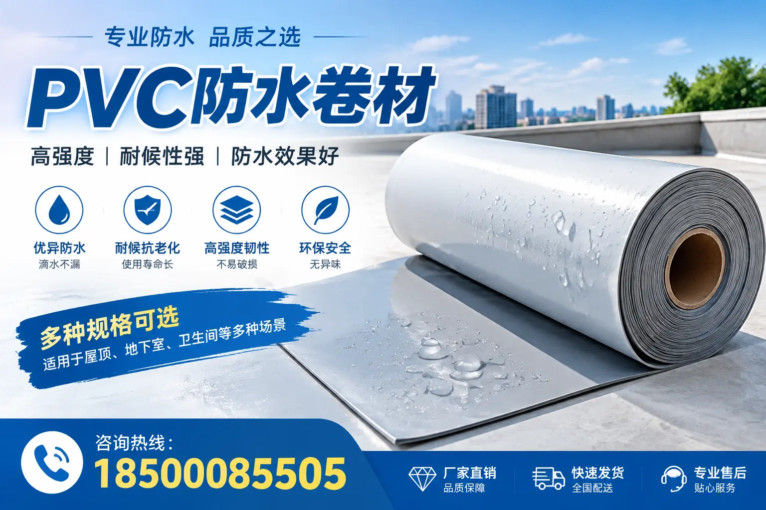 选用PVC防水卷材时需要避开的常见误区，特别是在崇左
